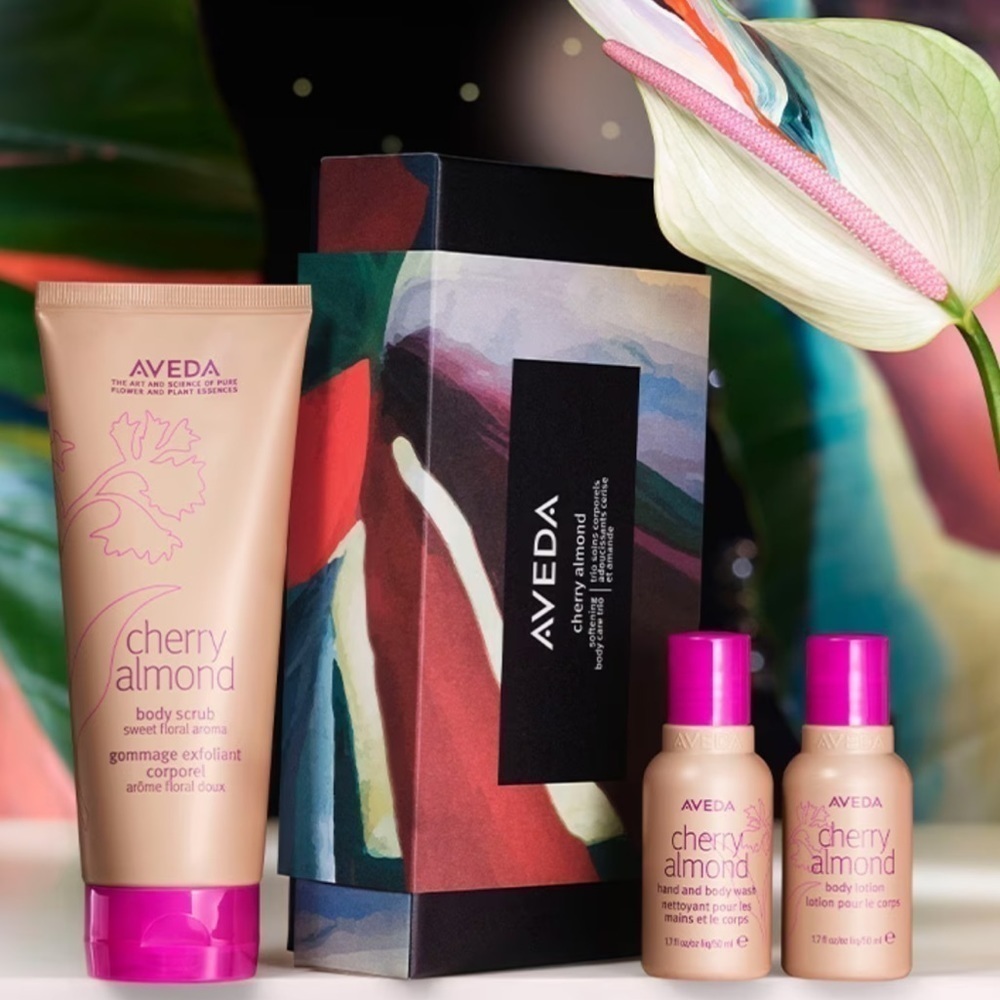Aveda Cherry Almond Softening Body Care Trio